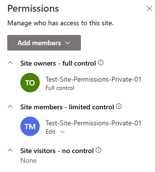 group-based sharepoint site simplified permissions